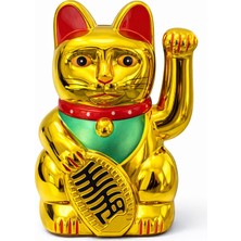 Koreli Pilli Sallanan Şans Kedisi - Maneki Neko ALK2933