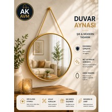 30CM Modern Askı Detaylı Dekoratif Ayna