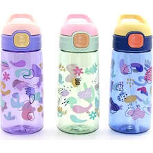 Koreli Renkli Pipetli Suluk 600 ml Bpa Içermez ALK2968