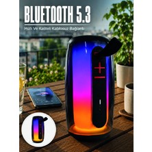 Mercora Tech Kablosuz Bluetooth Hoparlör Rgb Ambiyans Işıklı USB ve Tf Kart Destekli