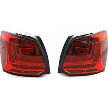 İTHAL Volkswagen Polo 2010-2015 Uyumlu Arka Stop Lambası Takım R-L 6R0945095-096