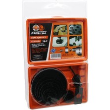 Belirtilmemiş 16 Parça Panç Seti̇ Metal Ahşap Pvc Alçipan Pls. 19-22-29-32-38-44-51-64-76-89-102-127MM