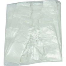 Belirtilmemiş Ekonomik Mini Boy Atlet Hışır Poşet 30X20 cm Ince Beyaz 250 Adet 1 Paket