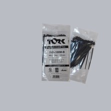 Belirtilmemiş Tork Siyah Kablo Bağı 2,5X100