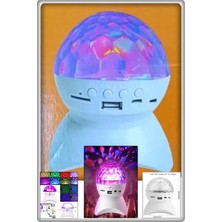 TAN EXPRESS LED Işıklı Disko Topu Şarjlı Bluetooth Hoparlör Tavan Işık Yansıtma 1 Adet