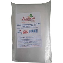 Belirtilmemiş Jelatin Torba Poşet 9X17 cm Şeffaf Kalın Mikron 1000 gr 1 Paket