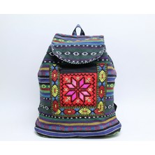 Koreli Kilim Desenli Sırt Çantası Alk-1