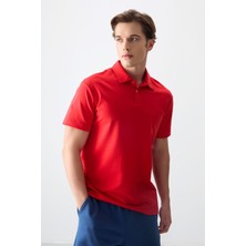 Air Jones Fiesta Pamuklu Kalın Yumuşak Dokulu Polo Yaka Oversize Fit Basic Erkek T- Shirt - 88381