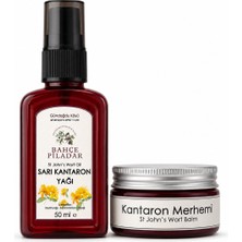 Bahçe Piladar Avantaj Paket 2 – Kantaron Yağı 50 ml Sprey Kapak + Kantaron Merhemi 50 cc Kavanoz