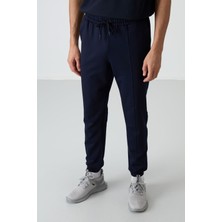Tommy Life İndigo Pamuklu Yumuşak Dokulu Comfort Fit Nakışlı Erkek Jogger - 82123
