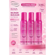 Hobby Styleprotect Belirgin Bukleler Saç Köpük 150 ml 3 Adet