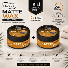 2 Adet  Hobby Wax Style&protect Matte 100 ml