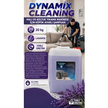 Dynamix Wash Halı Yıkama Makinesi Şampuanı 21 kg Köpük Ayarlı Halı Şampuanı, Lavanta Bahçesi