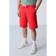 Air Jones Fiesta Pamuklu Kalın Yumuşak Dokulu Standart  Fit Basic Erkek Şort  - 81278