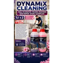 Dynamix Wash 2'li Halı ve Koltuk Yıkama Makinesi Şampuanı Lavanta 1kg, Japon Kiraz Çiçeği Sakura 1kg