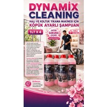 Dynamix Wash Halı ve Koltuk Yıkama Makinesi Şampuanı Japon Kiraz/sakura Çiçeği 1kg x 4