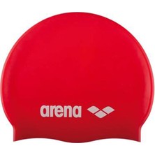 Arena Classic Silicone Jr Çocuk Kırmızı Yüzücü Bone 9167044