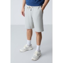 Air Jones Taş Pamuklu Kalın Yumuşak Dokulu Standart Fit Basic Erkek Şort  - 81275