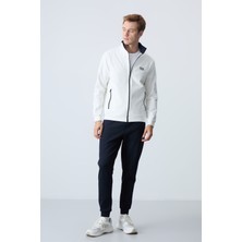 Air Jones Hugo Ekru - Lacivert Jogger Erkek Eşofman Takım - 85198