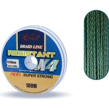 Captain Resistant Pe 4 Kat Ip Misina 100MT Yeşil