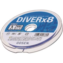 Gosen Diver Bot Game Pe 8 Örgü Çıkrık Ipi 100MT Multi Color