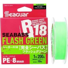 Seaguar Flash Green Pe 8 Örgü Spin Ip Misina 150MT Açık Yeşil