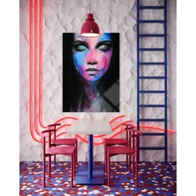 Baskı Perisi Modern Sanat Cam Tablo 664