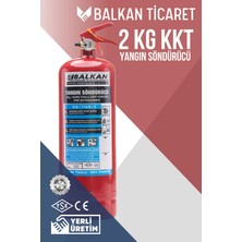 Balkan Ticaret 2kg Yangın Tüpü Tozlu Yangın Tüpü - Ev, Araç ve Iş Yerleri Için Ideal