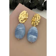Nuva Atelier Flarama Mavi Küpe