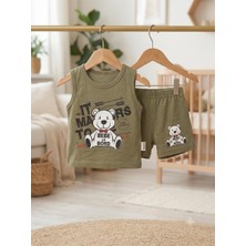 Efem Kids Efemkids Erkek Bebek Takım % Pamuklu Çocukşortlu Takım Yazlık 6/ 24 Ay Yenidoğan Bebek Şortlu Takım