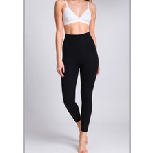 Musimino Moda Yüksek Bel Toparlayıcı Siyah Tayt – S/m – Esnek Spor & Günlük Kullanım