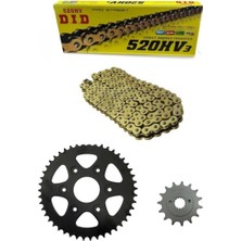 Motohane Bajaj Dominar D 400 Ön-Arka Zincir Dişli Seti Oringli Gold 15T-45T