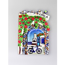 Mundy Urla Polyester Kabartmalı Magnet 5,5 x 7 cm Dekoratif Hediyelik Buzdolabı Süsü (KOD:1527)