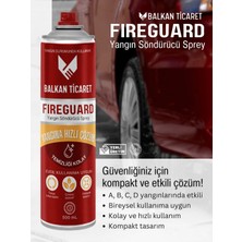 Balkan Ticaret Fireguard Yangın Söndürücü Sprey - Araç Yangınları Için Fireguard Sprey