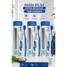 Dermokil Dk Dent Klasik Florürsüz Diş Macunu 3X75 ml Diş Fırçası Hediyeli 75 ml