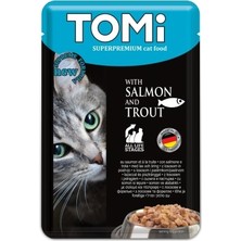 Kmrsfres Tomi  Somon & Alabalık Pouch Mama 100GR