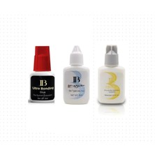 Belirtilmemiş Fontenay Ib Ultra Bonding 5ml + Ib Remover 15ML + Lb 15 ml Kirpik Primer Yağ Temizleyici Beyaz