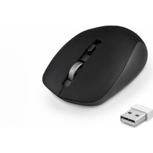 MiraLive Plus Sessiz Kablosuz Mouse 2.4 Ghz 1600 Dpı Siyah S1000