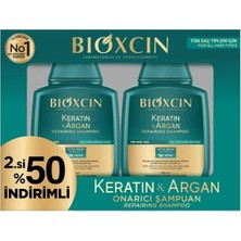 Montreal Bioxcin Keratin ve Argan Onarıcı Şampuan 300 ml 2'li Paket ( 1 Adet )
