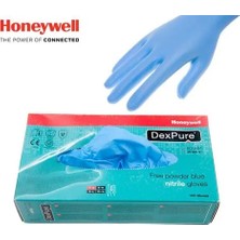 Honeywell Dexpure 800-81 Mavi Nitril Pudrasız Muayene Eldiveni 100'LÜ Paket