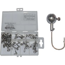 Captain 6435 Compact Eco Kutulu Jig Head Seti