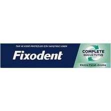 Montreal Fixodent Diş Protez Yapıştırıcı Krem Complete Ekstra Ferah 47 G ( 1 Adet )