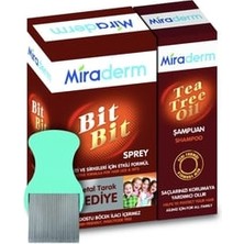 Montreal Miraderm Set Bit Bit Saç Spreyi + Şampuanı + Çelik Tarak ( 1 Adet )