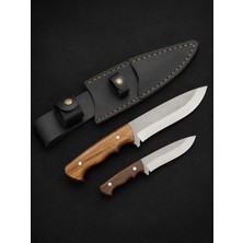 Coyan Knives 4034 Paslanmaz Çelik Ceviz Kabze Baba Oğul 002