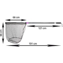 Captain 6783 Kepçe Tek Parça 120CM Alüminyum Saplı 70X60CM  Rubber Tor