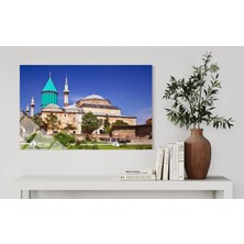 Baskı Perisi Mevlana Müzesi Cam Tablo (448)