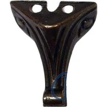 Ulu Pazarlama Moda Ahşap Sandık Ayağı, Kutu Ayak 2,5 cm - Eskitme, 100 Adet