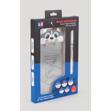 Sepetly Manyetik Silikon Figürlü Eğitici Mini Yazı Tahtası 5.5" - Toz Yapmaz Silinebilir Çocuk Yazı ve Çizim Seti