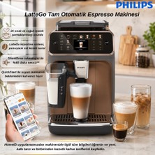 Philips Lattego Tam Otomatik Espresso Makinesi, 20 Sıcak ve Soğuk Içecek, Silent Brew, EP5544/80