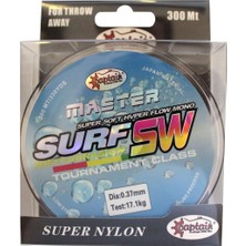Captain Surf Master 300MT Monofilament Misina Multi Color